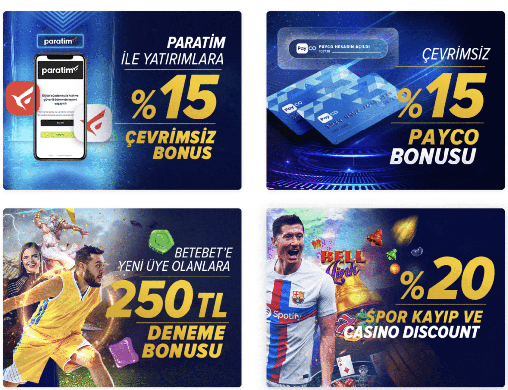 Betebet promosyonları